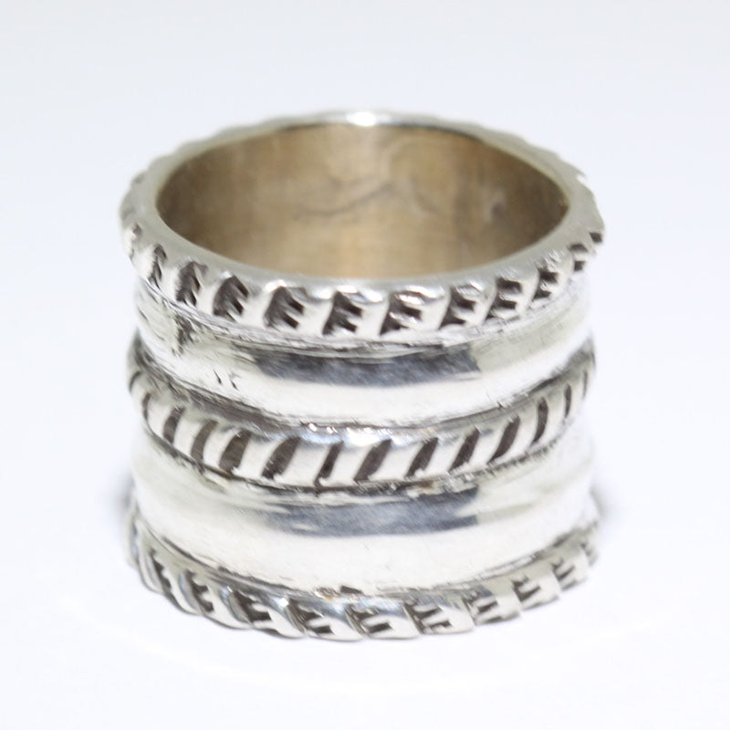 Coin Silver Ring by Ernie Lister- 8.5