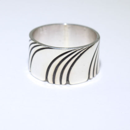 Silver Ring by Steve Yellowhorse size 11
