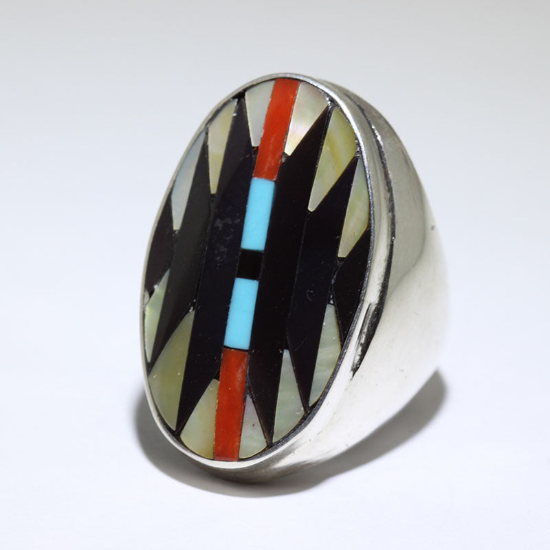 Inlay Ring by Charlotte Dishta size 10.5 – Gallup Trading