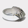Silver ring by Isaiah Ortiz size 8