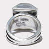 Silver ring by Tom Hawk Size 8