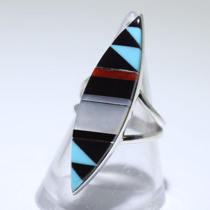 Inlay Ring by Zuni size 6