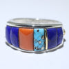 Inlay Ring with 18K by Philander Begay size 11