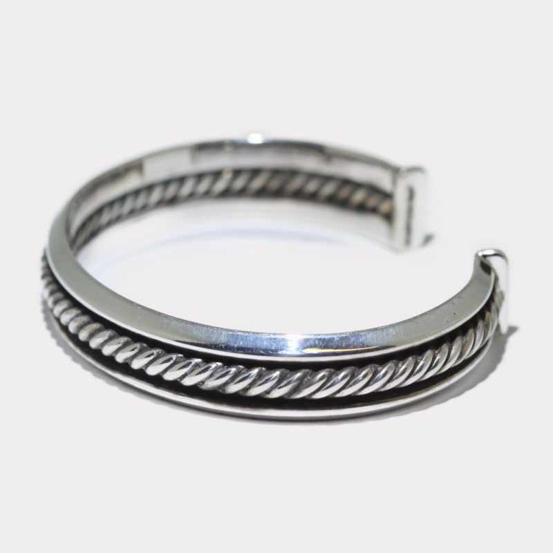 Silver bracelet by Steve Arviso