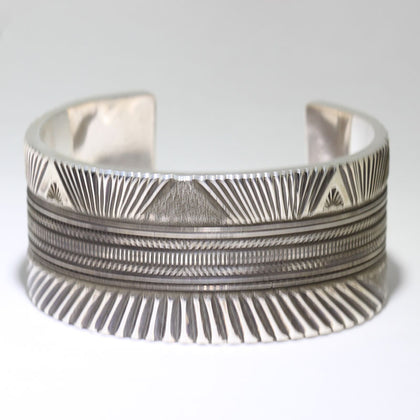 Silver Bracelet by Ron Bedonie 6