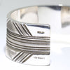 Silver Bracelet by Ron Bedonie 6"