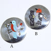 Inlay bird pendant/ pin by zuni