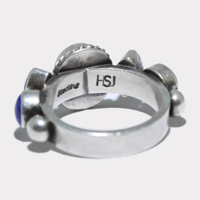 Lapis Ring by Herman Smith Jr size 8.5