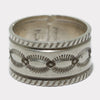 Stamp Ring by Herman Smith Jr size 9.5
