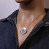 Inlay bird pendant/ pin by zuni