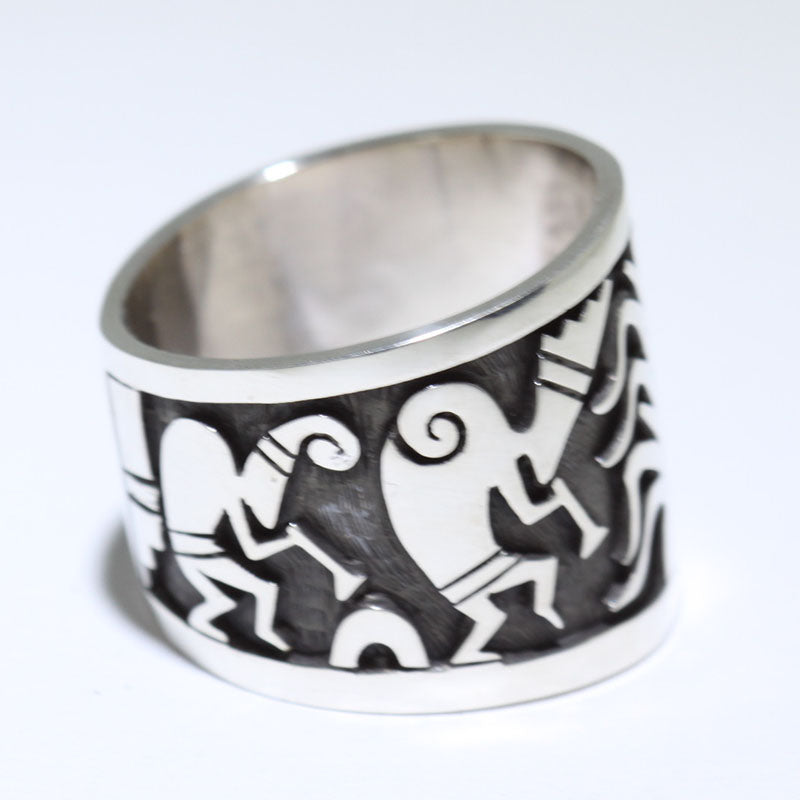 Silver Ring by Berra Tawahongva- 10