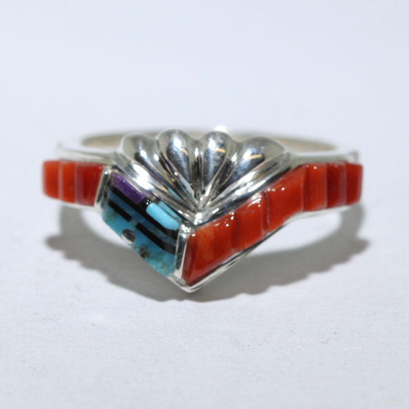 Inlay Ring by Wilbert Manning size 8