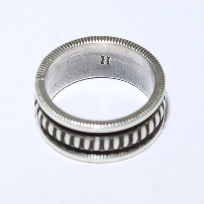 Silver Ring by Harrison Jim size11.5