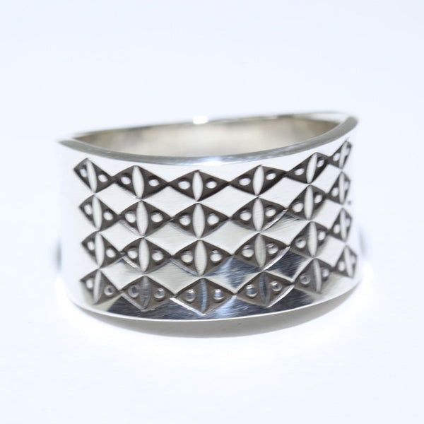 Norbert peshlakai リング Norbert Peshlakai, Ring, Stamping, Sterling Silver, Navajo