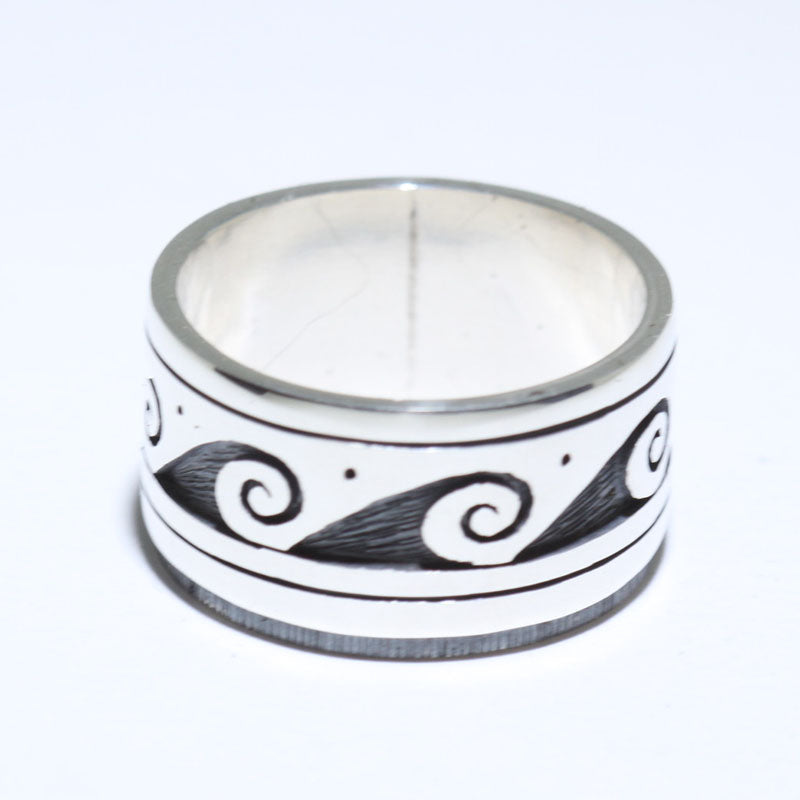 Silver Ring by Clifton Mowa- 9.5