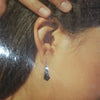 Silver Earrings by Clifton Mowa
