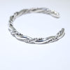 Silver Bracelet by Caroline Tsosie 5-1/8"