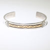 Silver/14K Bracelet by Amos Murphy 5-3/4"