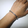 Silver Bracelet by Caroline Tsosie 5-3/8"