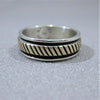 14k & Silver Ring by Bruce Morgan