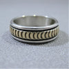 14K & Silver Ring by Bruce Morgan