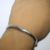 Silver Bracelet by Gary Sandoval 5-1/4"