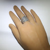 Silver ring by Philander Begay size8.5