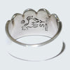 Silver ring by Steve Yellowhorse size11.5