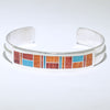 Inlay Bracelet by Curtis Manygoats 5-3/4"
