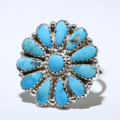 Turquoise Ring by Navajo size 9