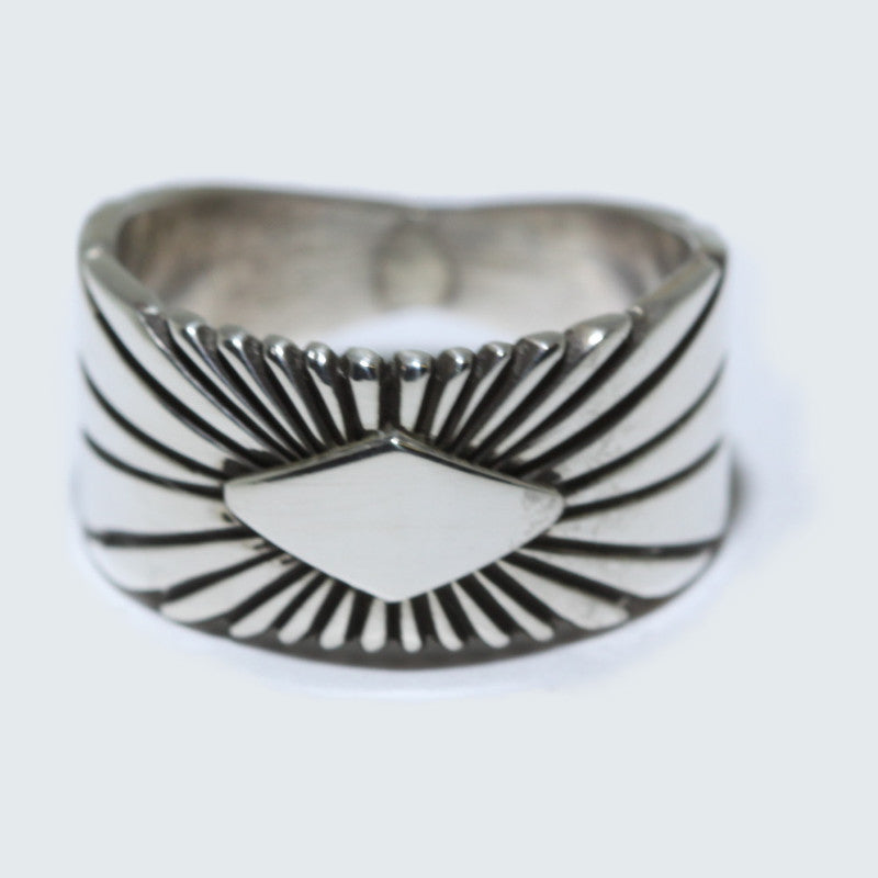 smile様 Lutricia Yellowhair ターコイズ シルバー Silver ring by Lutricia Yellowhair size 10 – Gallup Trading