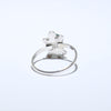 White Shell Turtle Ring by Navajo Size 5.5