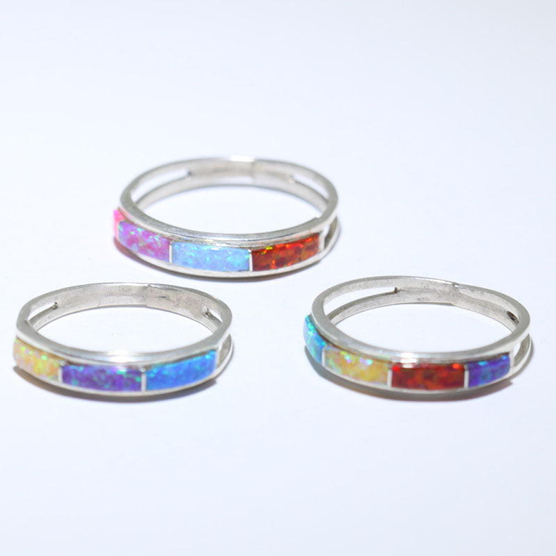 Multicolor Inlay Ring by Navajo