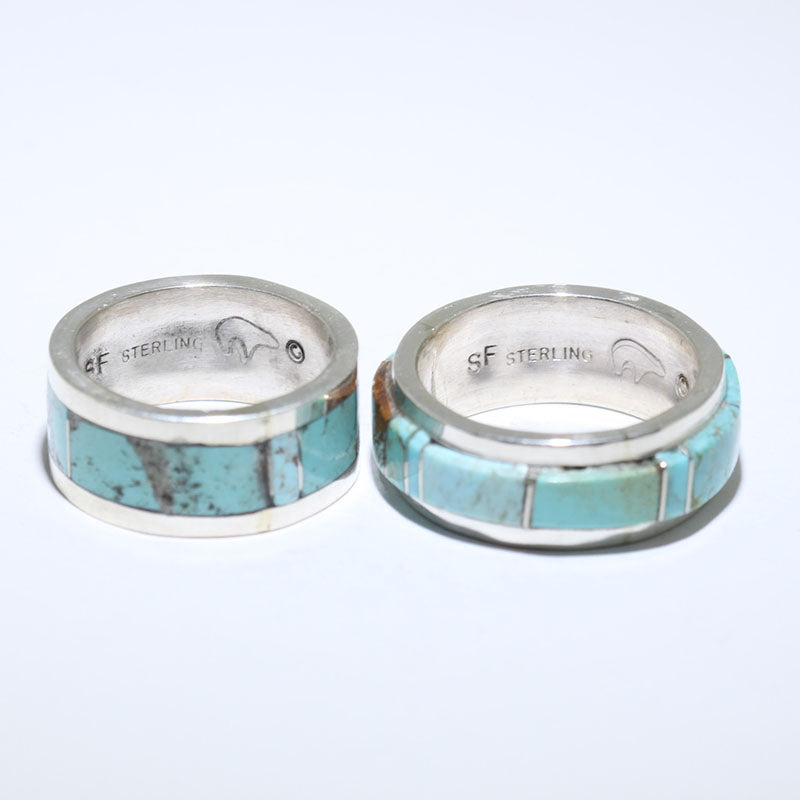 Turquoise Inlay Ring by Steve Francisco