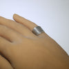Silver ring by Navajo size 5