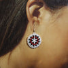 Beaded Earrings by Navajo