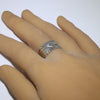 Silver ring by Lutricia Yellowhair size 10
