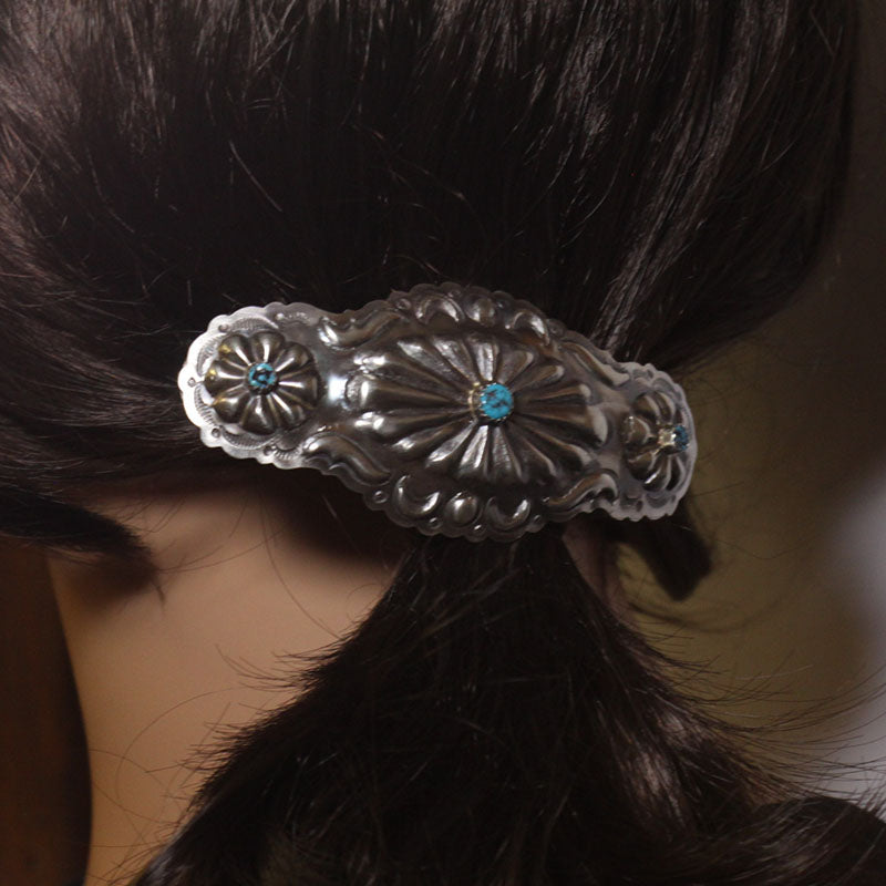 Turquoise Barrette by Navajo