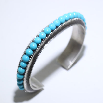 Turquoise Bracelet by Aaron Anderson 5-1/4