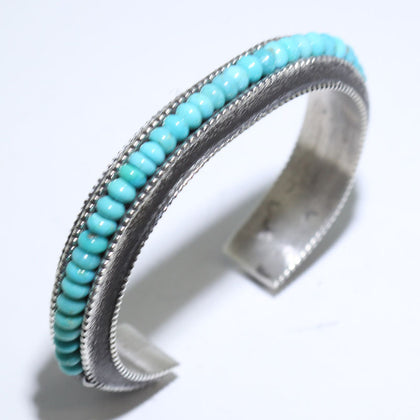 Turquoise Bracelet by Aaron Anderson 5-1/4