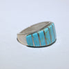 Inlay Ring by Erwin Tsosie size 10.5