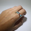 Micro Inlay Ring by Erwin Tsosie size 8
