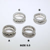 3 Set Silver Ring by Jennifer Curtis