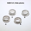 3 Set Silver Ring by Jennifer Curtis