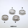 3 Set Silver Ring by Jennifer Curtis