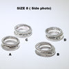 3 Set Silver Ring by Jennifer Curtis