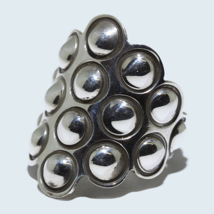 Silver ring by Alex Sanchez  size 10
