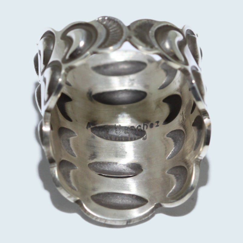 Silver ring by Alex Sanchez  size 10