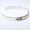 Silver/14K Bracelet by Amos Murphy 5-7/8"