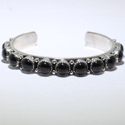 Onyx Bracelet by Phillip Yazzie 5-3/8